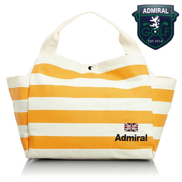 【★10％OFFクーポン&★ポイント5倍6月18日〜6月22日09：59迄】アドミラル Admiral ボストンバッグ トートバッグ オレンジ ADMZ5SJ4