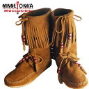 【★MAX30%OFFクーポン★5月2日09:59迄】アウトレット 訳あり minnetonka フリンジブーツ ミネトンカ ブーツ レディース BROWN 1...