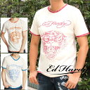 【★ポイント5倍★10 OFFクーポン★4月18日0：00～4月21日09：59迄】エドハーディ Ed Hardy メンズ Tシャツ TIGER タイガー 虎 M02SPR091 エド ハーディー edhardy T-SHIRTS