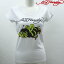 エドハーディー Tシャツ レディース Ed Hardy BEE ビー 蜂 ホワイト W02JBSC154 エド・ハーディー edhardy タトゥー