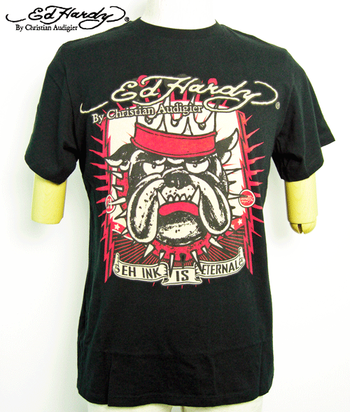 【★MAX2000円OFF★ポイント5倍★9月11日01:59迄】Ed Hardy エドハーディー Tシャツ メンズ King Dog キング ドッグ ブラック エド・ハーディー a0abauzu EDHARDY kitss-10002700 SOL ブランド.ファッション サンプル画像2
