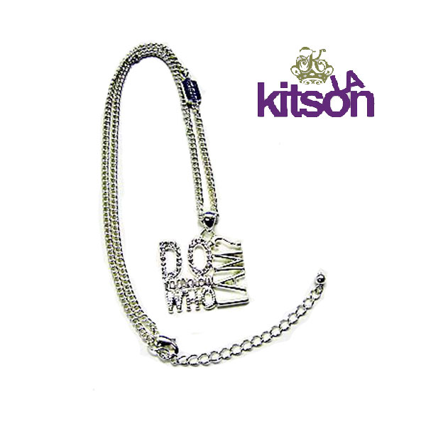 kitson ネックレス ペンダント キットソン DO YOU KNOW WHO I AM?