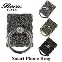 Roen ロエン Roen BLACK スマホリング スマートフォンリング メンズ アクセサリー スカル ロエン ブラック ロエン アクセサリー スマホリング ...