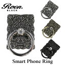 Roen BLACK スマホリング スカル ロエン ブラック ロエン アクセサリー スマホリング ラインストーン iPhone ROSR-201 ROSR-202 ROSR-203 ROSR-204