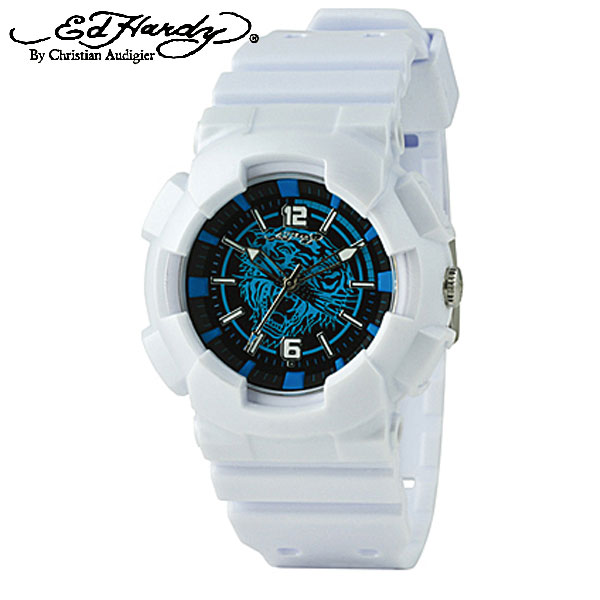 乐天商城 - エドハーディー 腕時計 Ed Hardy 時計 Ed Hardy Watch STRIKER タイガー TIGER SR-WHM エド・ハーディー edhardy