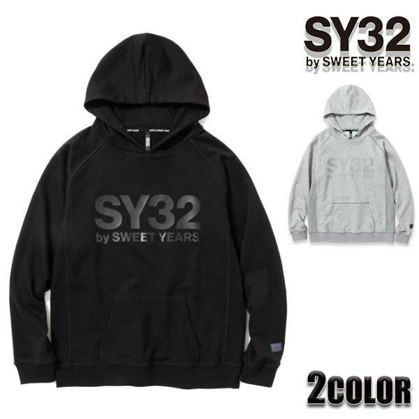 SY32 by SWEET YEARS パーカー REFLECTOR PRINT HOODIE ボックスロゴフーディー 10806 トップス アウター SWEET YEARS sy32 スウェット エスワイサーティトゥバイスィートイヤーズ