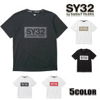 SY32 by SWEET YEARS Tシャツ 半袖 TNS1724J メンズ レディース COLOR BOX LOGO TEE S M L XL エスワイサーティトゥバイスィートイヤーズ