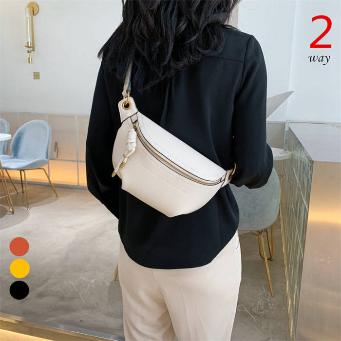 2way ボディバッグ レディース きれいめ 大きめ 軽量 軽い 斜め掛け 肩掛け ウエストバッグ 鞄 おしゃ..