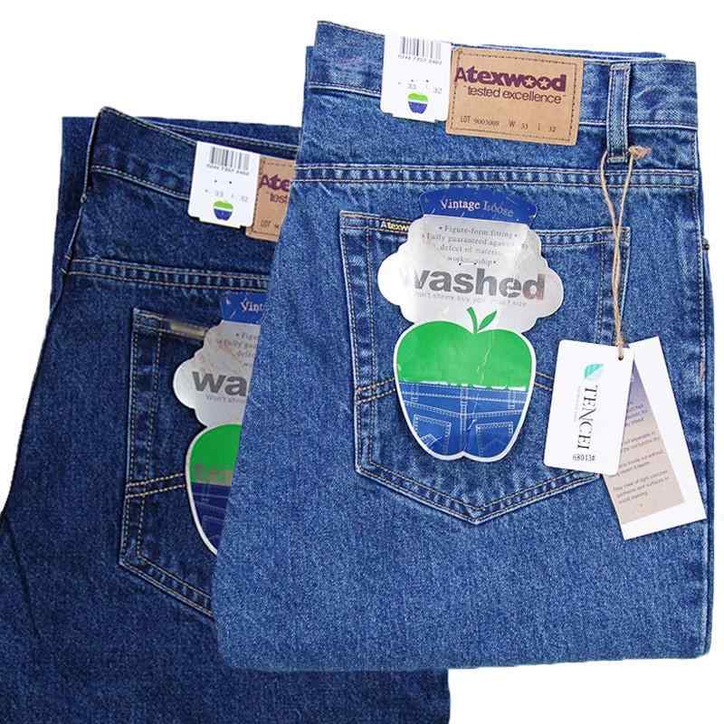 ジーンズ メンズ 男性用 ストレート ゆったり 高齢者 高腰 デニムパンツ ロングパンツ ズボン 綿 シー..