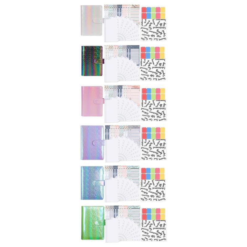 A6 予算バインダー プランナー ラベル ステッカー ノートブック 予算作成 経費節約用