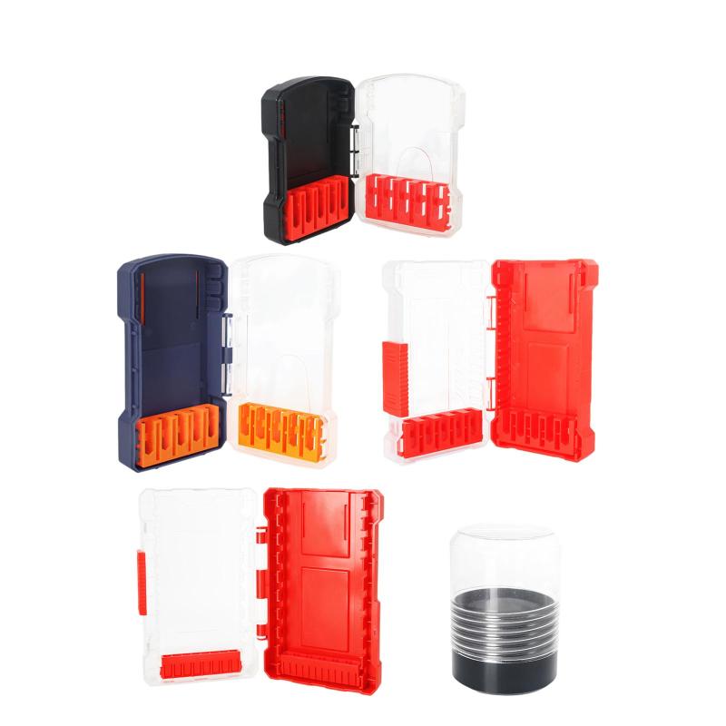 ドリルビット収納ボックス ドライバービットセットボックス 防水 空 コンパクトオーガナイザー 小型パ..