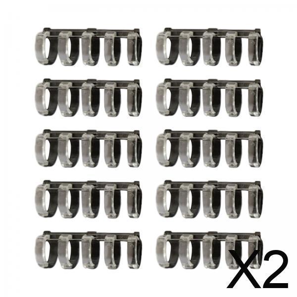 2x 勉強や整理に便利なルーズリーフバインダーリング10個セット