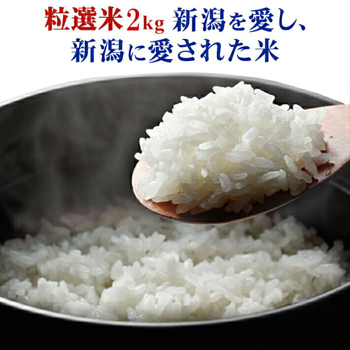 新潟産 コシヒカリ 2キロ 送料無料 新潟県産 こしひかり 2kg 新米 米 新潟県 2023年 令和5年美味しいお米 ※ おにぎり 自炊 保存食 米 新潟