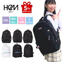 【マラソンクーポン★5％OFF】HeM ヘム リュック 30L 高校生 中学生 ブランド 通学リュック スクールリュック デイパック 大容量 女子 通学用リュック 通学用 学校 通学 女の子 女子高生 女子中学生 撥水 レディース ブラック 送料無料