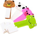 【TIME SALE 10% OFF】トイレ 便座 便蓋 用 開閉 取っ手 とって ハンドル 便利 清潔 衛生 かわいい 動物 アニマル 貼る 子供 しつけ