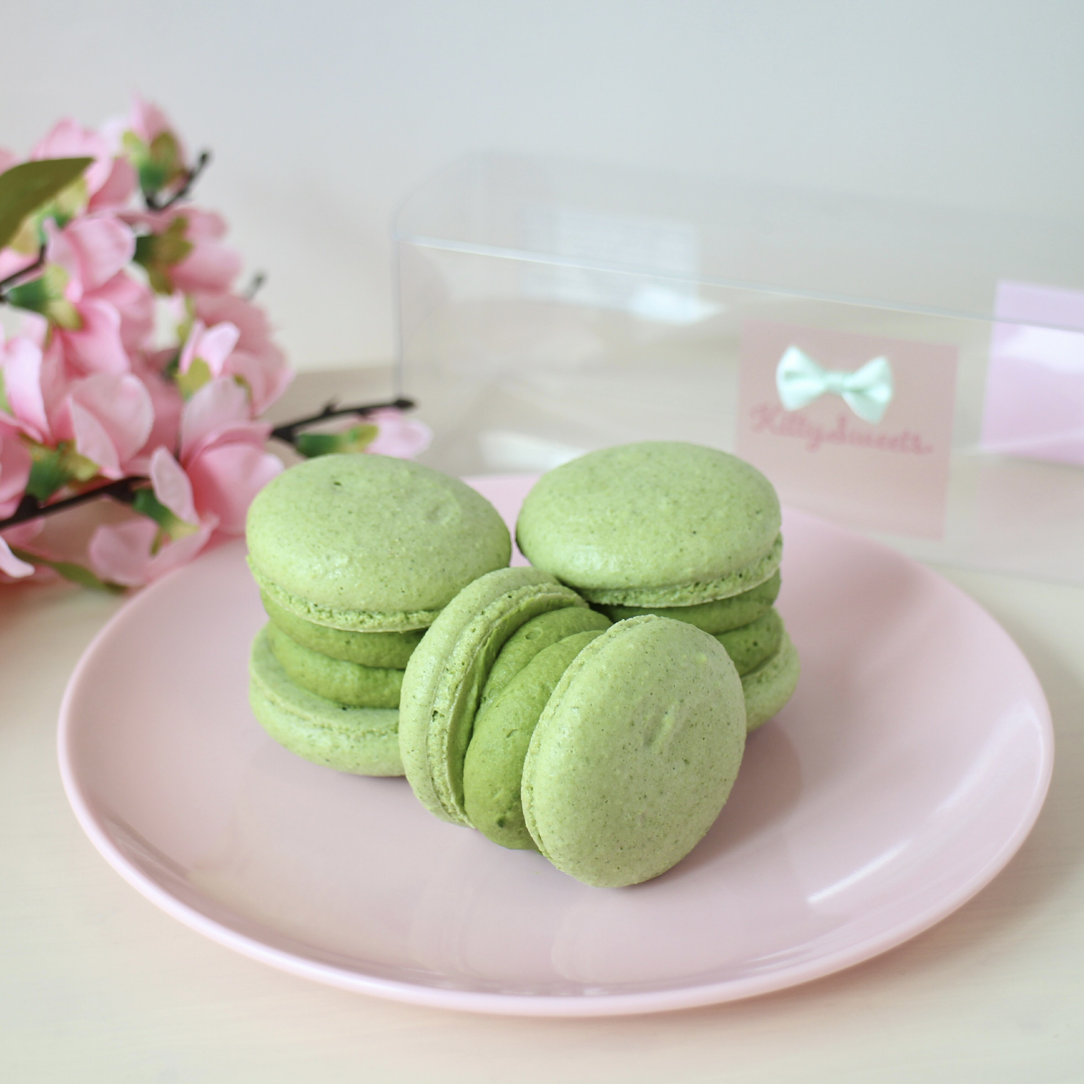 3個入り 抹茶 マカロン トゥンカロン 韓国 マカロン 誕生日 プレゼント おうちカフェ 宇治抹茶 ギフト 可愛い 3
