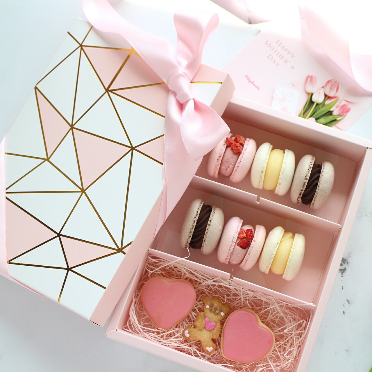 ギフト マカロン 6個 アイシングクッキー 誕...の紹介画像2