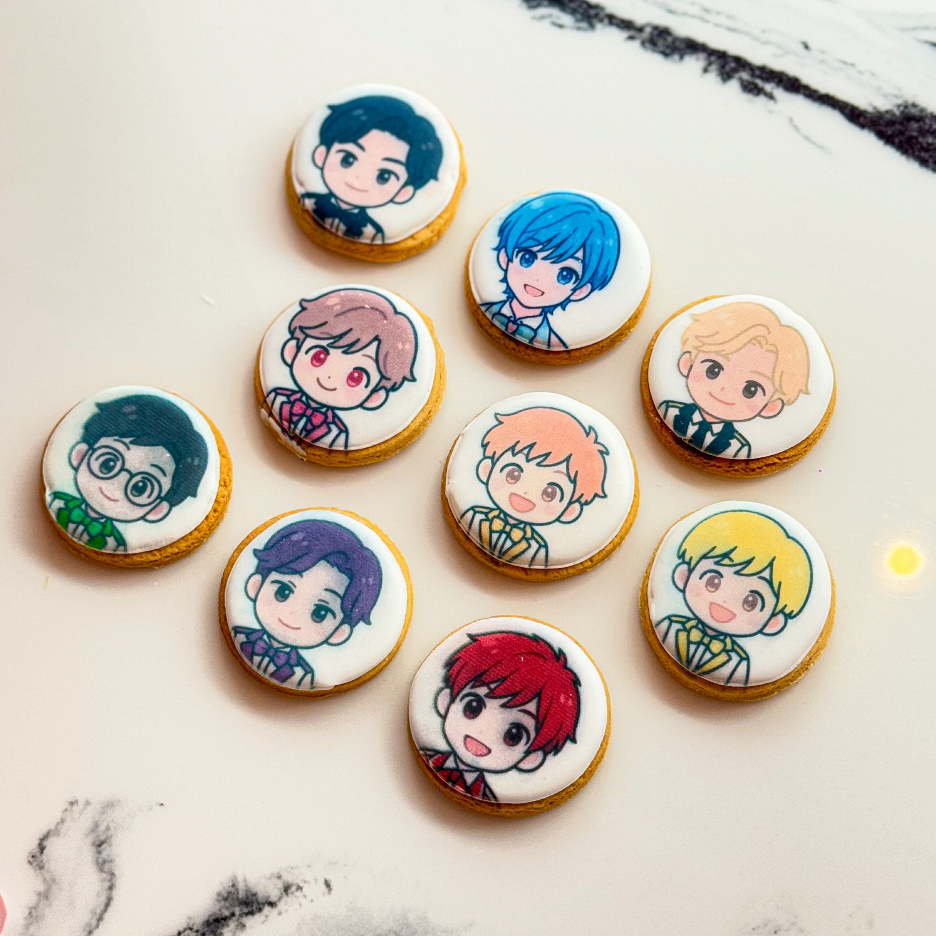 プリントクッキー【1枚からOK】5cm 印刷クッキー【オリジナルクッキー】 写真入り ...