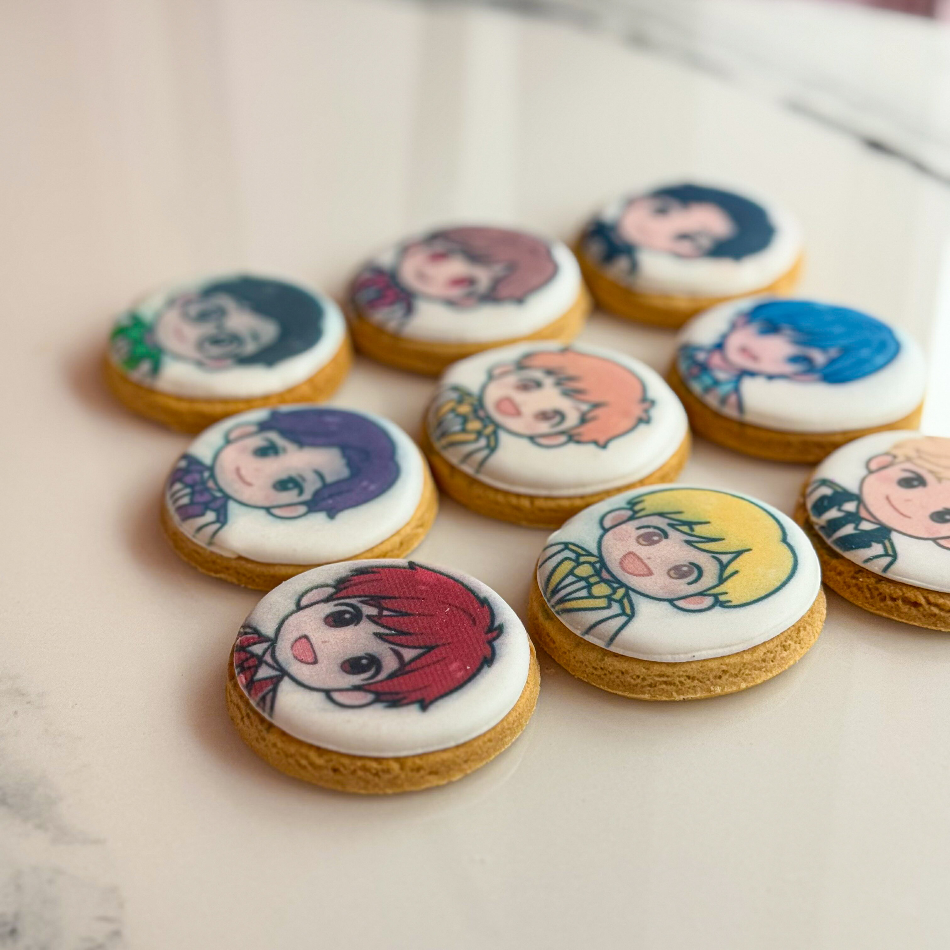 プリントクッキー【1枚からOK】5cm 印刷クッキー【オリジナルクッキー】 写真入り ...