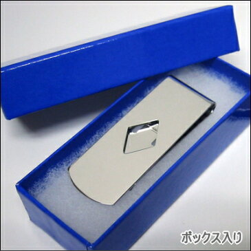 マネークリップ ステンレス製 CLP-06 スペード 透かし加工 スタイリッシュでシンプル おしゃれなお札クリップ