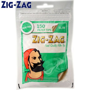 手巻きタバコ フィルター ZIGZAG ジグザグ スリムメンソール 150個入 078 直径6mm 長さ15mm 手巻きたばこ 78863