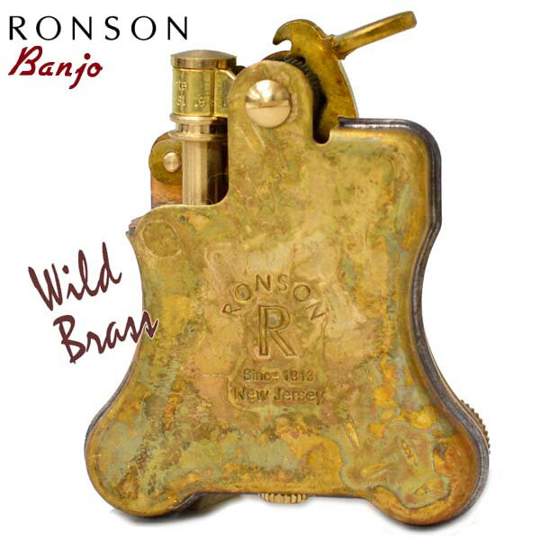 RONSON Banjo ロンソン バンジョー ライター R01-M010 ワイルドブラス ロンソンオイルライター