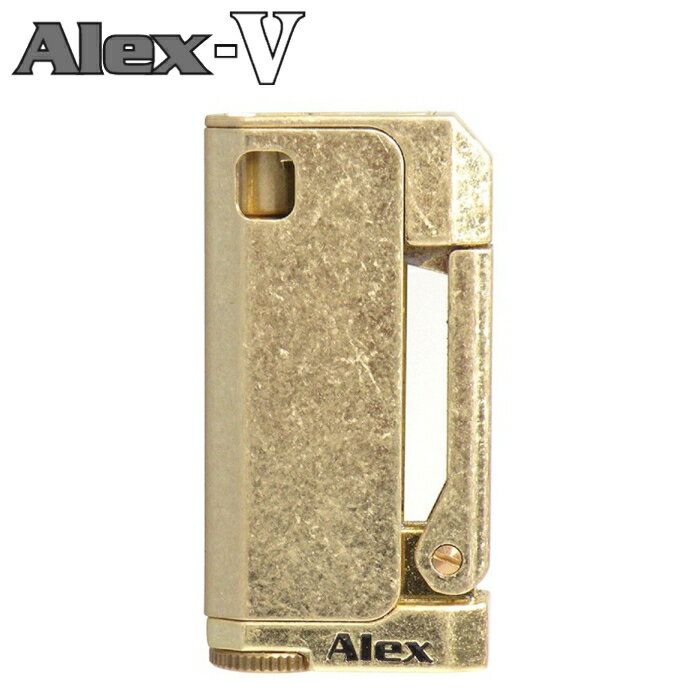 アレックス5 オイルライター ブラスバレル 変わった形の オイルライター ペンギンライター