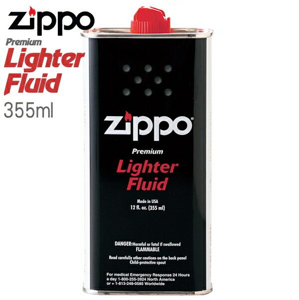 ZIPPOオイル商品説明ZIPPO OILZIPPOなどのオイルライター、ハンディウォーマーなどのオイル充填式カイロに使用する燃料です。使用上の注意火気厳禁。ご使用の際には商品に記載の注意事項を必ずお読みください。配送について宅配便にて発送致します。※ネコポスのご利用はできません。商品詳細用途ライター用オイル種類危険等級II 第4類第1石油類内容量355ml製造国Made in USAZIPPO OILZIPPOオイル 大缶（355ml）