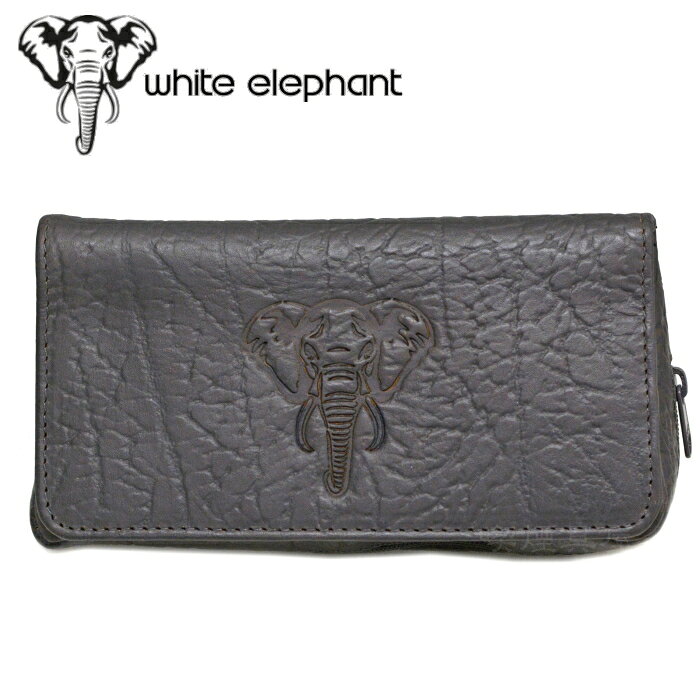 商品説明White Elephant Pipe Pouchホワイトエレファント パイプポーチ White Elephant 初のレザーシリーズ、その名は「Loxo（ロクソ）」。Loxoはアフリカゾウの学名が由来。 Loxo シリーズの牛革は、本物の象の皮膚を彷彿とさせる質感を持ち、耐久性も同等です。 カラーは象を思わせる「エレファント・グレー」を採用しています。 象の頭部を深くエンボス加工で施したこのコンビネーションポーチは、見た目の素晴らしさだけでなく、機能性に優れたコンパクトな相棒としても活躍します。 パイプ、アクセサリー、タバコを収納できる多数のコンパートメントを備え、実用的なクロームメッキ仕上げのマグネット式留め具を2つ装備しています。 White Elephant Loxo Grey Combo Pouch1 商品詳細 素材牛革 容量・パイプ1本ストックスペース×1・タバコ葉入れ×1・小物入れポケット（ジッパー）×1 サイズ約168×88×58mm 重さ128gWhite Elephant Pipe Pouchホワイトエレファント パイプポーチ 1本用