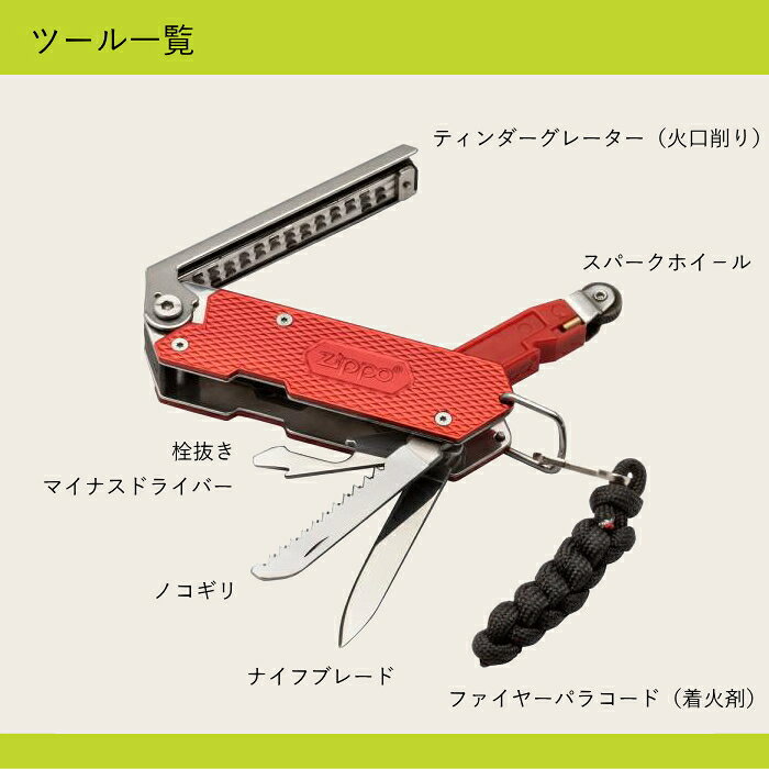 喫煙具屋ぷかり亭 Zippo ShopのZIPPO マルチ着火ツール ZIPPO純正 アウトドア 40942｜アングル3