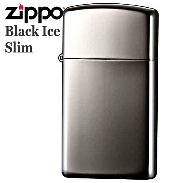 スリムＺｉｐｐｏ ZIPPO ジッポー スリム 20492 ブラックアイス スリム PVD加工 黒色 ジッポライター オイルライター zippo メンズ ギフト 定番