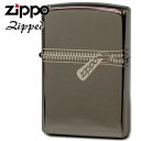 ZIPPO ジッポー 21088 ZIPPED ジッパー ブラックアイス おもしろい ZIPPOライター