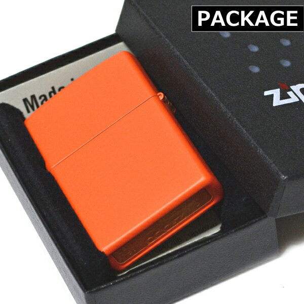 ZIPPO オレンジマット 231 ジッポ ライター 正規品 Matte 無地 シンプル かわいい オイルライター 2