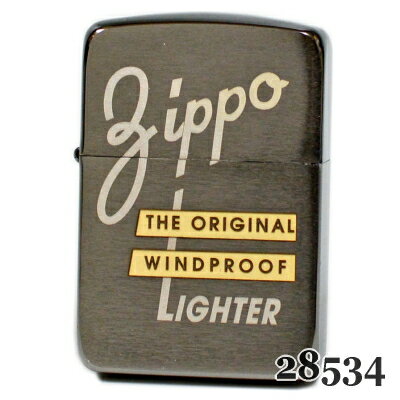 ZIPPO ジッポー 28534　Original Windproof オールドパッケージデザイン 1941レプリカブラックアイス ZIPPOライター【誕生日】【記念日】【ギフト】