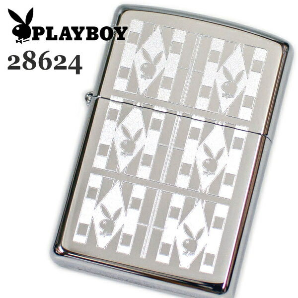【完売】ZIPPO ジッポー 28624 PLAYBOY Triangles プレイボーイ トライアングル バニー ZIPPOライター ブランド メンズ ギフト