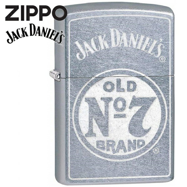 ZIPPO ジッポー 29757 ジャックダニエル ストリートクローム 渋い ZIPPOライター オイルライター メンズ ギフト