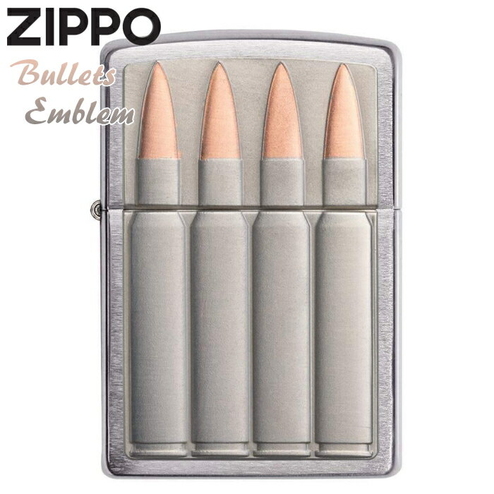 ZIPPO ビュレットエンブレム 29821 ジッポー ライター 正規品 Bullets Emblem 銃弾 弾丸 オイルライター