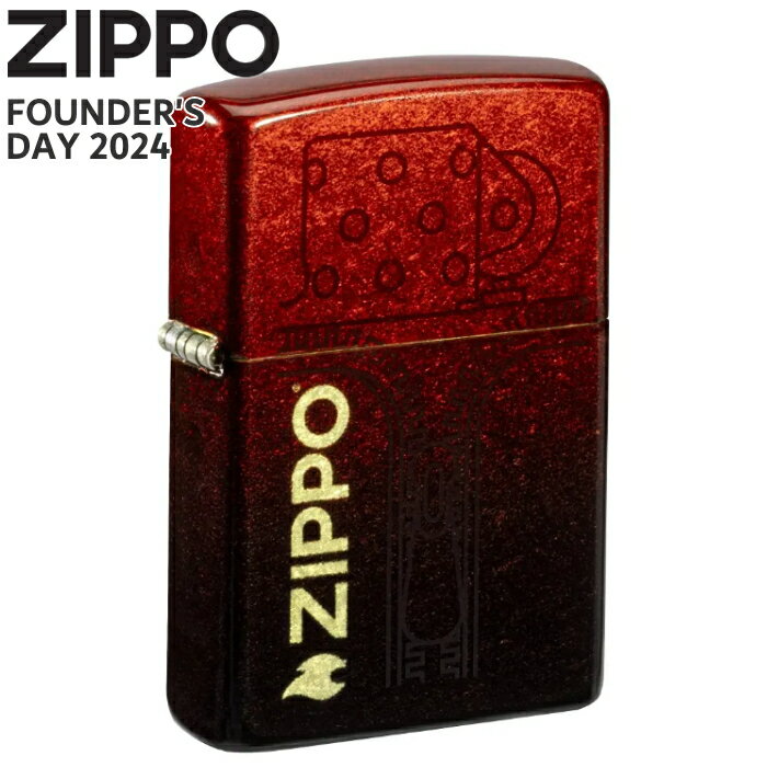 ZIPPO ファウンダーズデイ2024 レッドフュージョン 46213 ジッポー ライター オイルライター