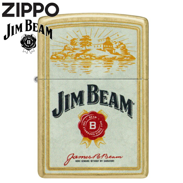 ZIPPO ジムビーム 46793 ジムビーム ジッポー ライター 正規品 ストリートブラス ジッポーライター ジンビーム ZCC2025 オイルライター