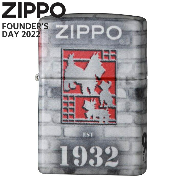 ZIPPO ファウンダーズデイ2022 マットカラー 48163 ジッポー ライター 正規品 540カラー スコティッシュテリア ワンちゃん オイルライター
