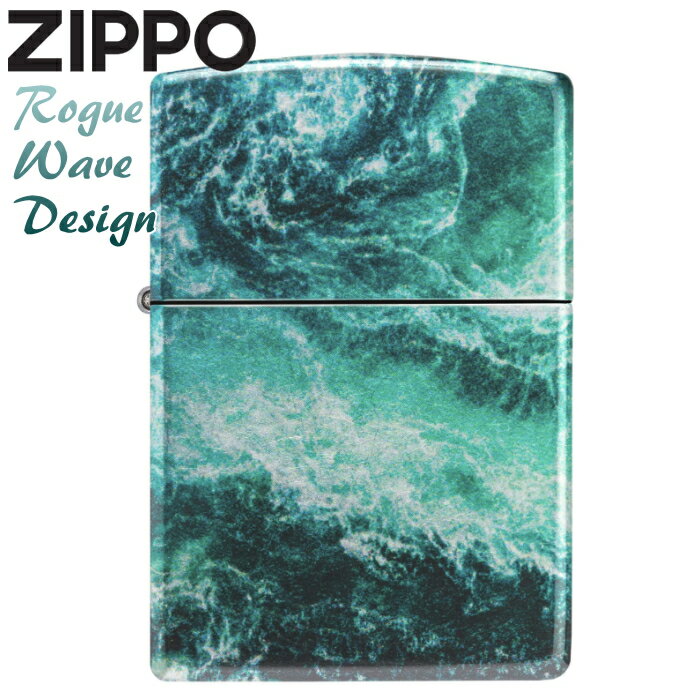 ZIPPO ローグウェーブ 48621 ジッポー ライター 正規品 Rogue Wave Design 巨大波 540カラー&フュージョン加工 自然 オイルライ...