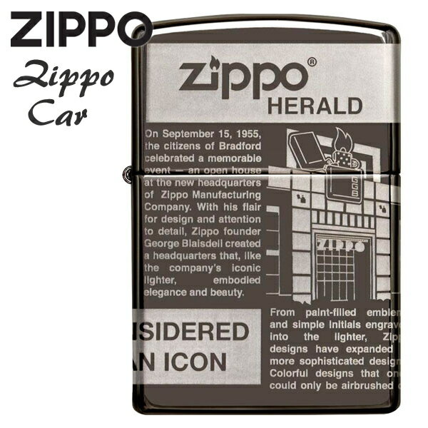 ZIPPO 49049 ZIPPO CAR ジッポーカー ジッポー ライター 正規品 360°レーザー ブラックアイス 車 黒 ブラック オイルライター 在庫一...