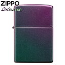 ZIPPO イリディセント 49146 Iridescent バイオレット/ターコイズカラー ジッポー ライター 正規品 無地 メンズ ギフト オイルライター