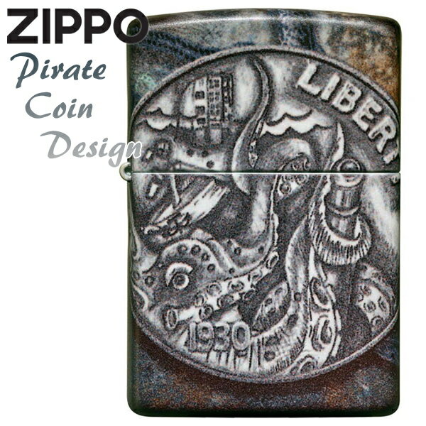 ZIPPO ジッポー 49434 Pirate Coin Design パイレーツコイン ZIPPOライター ブランド メンズ ギフト