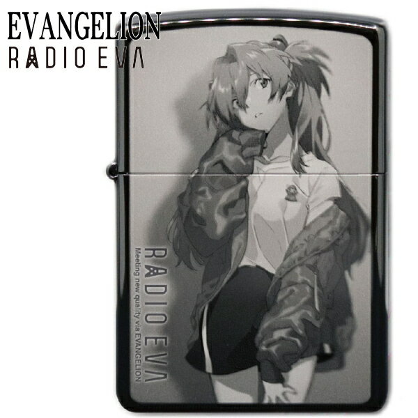 チタン・Zippo ZIPPO ライター ジッポー エヴァンゲリオン RADIO EVA アスカ RADIO EVA10th ANNIVERSARY ブラックチタンコート シリアルナンバー刻印 エヴァンゲリヲン アニメ キャラクター ZIPPOライター