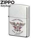 ZIPPO ベティブープ LOVE HURTS 80227 ジッポ ライター 正規品 ストリートクローム かわいい ベティちゃん ZIPPOライター ハッピーラ...