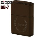 革 zippo ZIPPO 革巻き ジッポー DB-7 レザー 月桂樹 ゲッケイジュ ブラウン ジッポーオイルライター ギフト