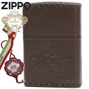 革 zippo ZIPPO ジッポー オロビアンコ ORZ-001BR 革巻き レザー ブラウン 牛革 茶 ZIPPOライターメンズ ギフト 革