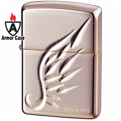 ZIPPO ジッポー レジェンド オブ アーマー Armor V-WING PG ピンクゴールド　天使の翼 シンプルな ジッポー オイルライター zippo