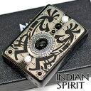 ZIPPO ジッポー インディアンスピリット BKココペリ 天然石オニキス アーマー 華やか 美しい ジッポーライター オイルライター zippo メンズ ギフ...